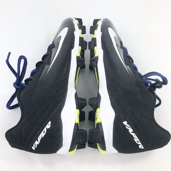Nike Vapor Fast flex Black White Baseball Cleat Sneaker Shoes - Picture 6 of 12